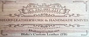 Blake's Custom Leatherwork and Handmade Knives